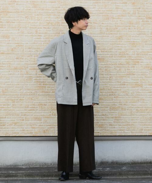 SENSE OF PLACE by URBAN RESEARCH / センスオブプレイス バイ アーバンリサーチ その他アウター | チェックダブルルーズジャケット | 詳細4