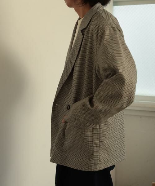 SENSE OF PLACE by URBAN RESEARCH / センスオブプレイス バイ アーバンリサーチ その他アウター | チェックダブルルーズジャケット | 詳細9