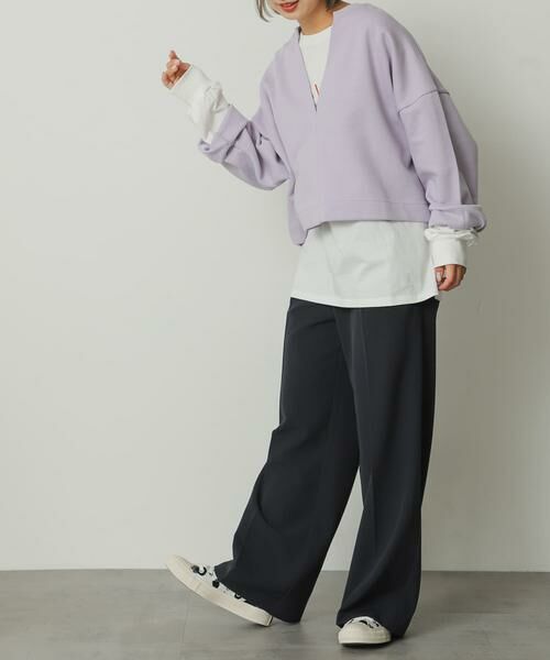 SENSE OF PLACE by URBAN RESEARCH / センスオブプレイス バイ アーバンリサーチ Tシャツ | Vネッククロップドトップ | 詳細9