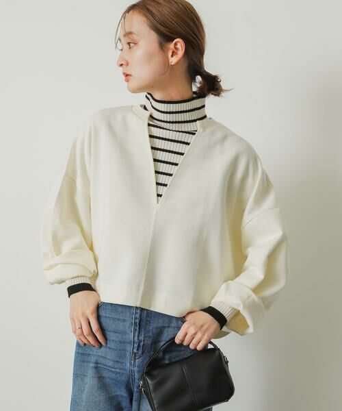 SENSE OF PLACE by URBAN RESEARCH / センスオブプレイス バイ アーバンリサーチ Tシャツ | Vネッククロップドトップ | 詳細19