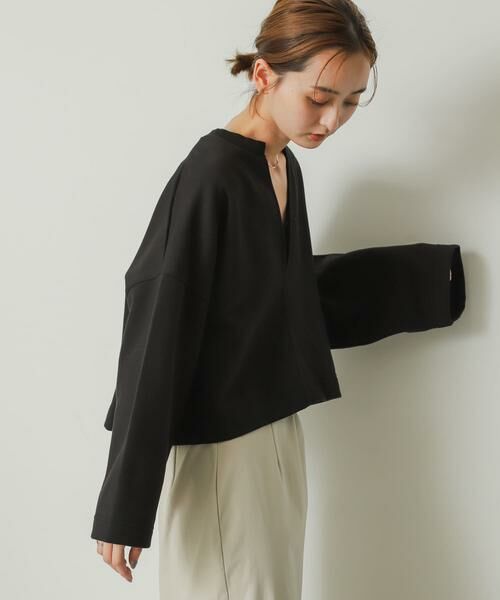 SENSE OF PLACE by URBAN RESEARCH / センスオブプレイス バイ アーバンリサーチ Tシャツ | Vネッククロップドトップ | 詳細30