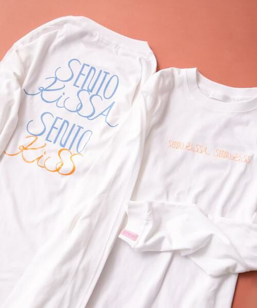SENSE OF PLACE by URBAN RESEARCH / センスオブプレイス バイ アーバンリサーチ Tシャツ | ときめく長袖シャツ『別注』SENTOKiSSA×SENSE OF PLACE　プリントTシャツ | 詳細1