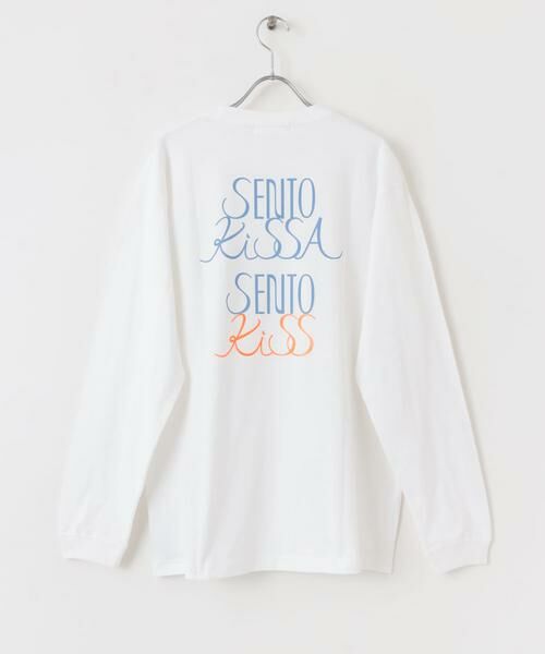 SENSE OF PLACE by URBAN RESEARCH / センスオブプレイス バイ アーバンリサーチ Tシャツ | ときめく長袖シャツ『別注』SENTOKiSSA×SENSE OF PLACE　プリントTシャツ | 詳細3