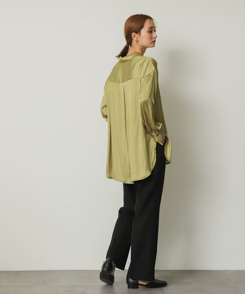 SENSE OF PLACE by URBAN RESEARCH / センスオブプレイス バイ アーバンリサーチ シャツ・ブラウス | サテンルーズシャツ | 詳細9