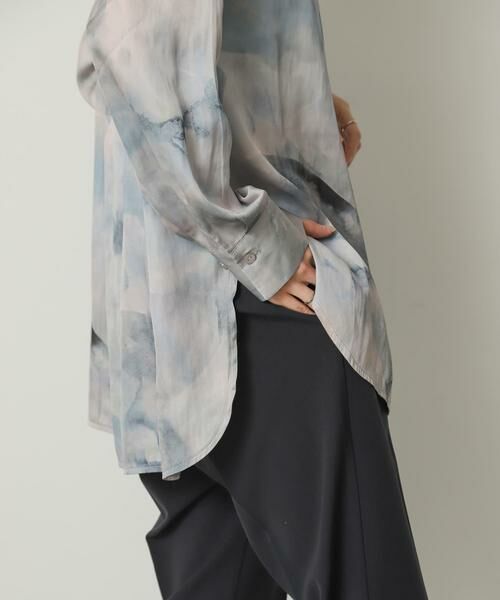 SENSE OF PLACE by URBAN RESEARCH / センスオブプレイス バイ アーバンリサーチ シャツ・ブラウス | サテンルーズシャツ | 詳細14