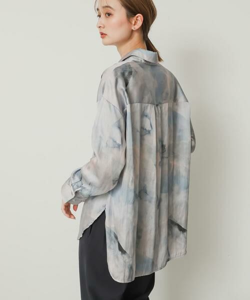 SENSE OF PLACE by URBAN RESEARCH / センスオブプレイス バイ アーバンリサーチ シャツ・ブラウス | サテンルーズシャツ | 詳細16