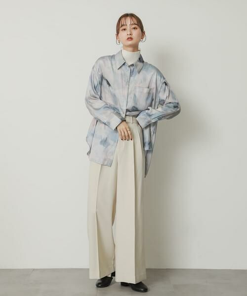 SENSE OF PLACE by URBAN RESEARCH / センスオブプレイス バイ アーバンリサーチ シャツ・ブラウス | サテンルーズシャツ | 詳細20