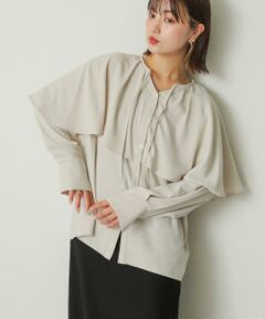 SENSE OF PLACE by URBAN RESEARCH / センスオブプレイス バイ アーバンリサーチ シャツ・ブラウス | フリルケープブラウス