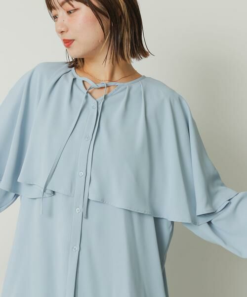 SENSE OF PLACE by URBAN RESEARCH / センスオブプレイス バイ アーバンリサーチ シャツ・ブラウス | フリルケープブラウス | 詳細1