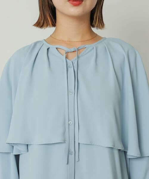 SENSE OF PLACE by URBAN RESEARCH / センスオブプレイス バイ アーバンリサーチ シャツ・ブラウス | フリルケープブラウス | 詳細10