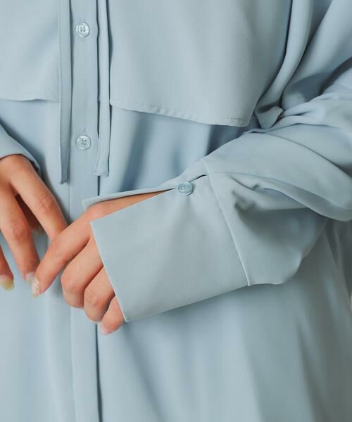 SENSE OF PLACE by URBAN RESEARCH / センスオブプレイス バイ アーバンリサーチ シャツ・ブラウス | フリルケープブラウス | 詳細11