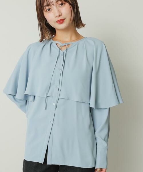 SENSE OF PLACE by URBAN RESEARCH / センスオブプレイス バイ アーバンリサーチ シャツ・ブラウス | フリルケープブラウス | 詳細2