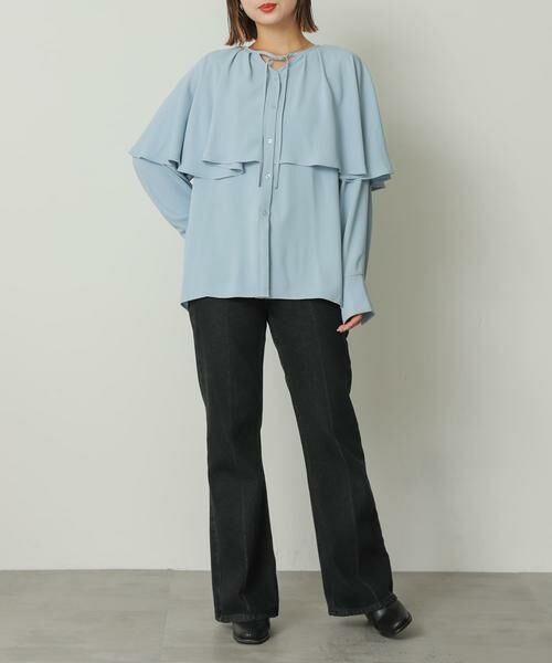 SENSE OF PLACE by URBAN RESEARCH / センスオブプレイス バイ アーバンリサーチ シャツ・ブラウス | フリルケープブラウス | 詳細4