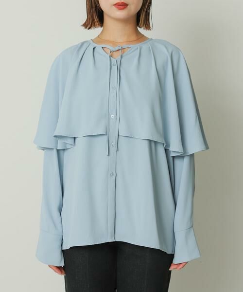 SENSE OF PLACE by URBAN RESEARCH / センスオブプレイス バイ アーバンリサーチ シャツ・ブラウス | フリルケープブラウス | 詳細7