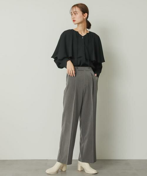 SENSE OF PLACE by URBAN RESEARCH / センスオブプレイス バイ アーバンリサーチ シャツ・ブラウス | フリルケープブラウス | 詳細17