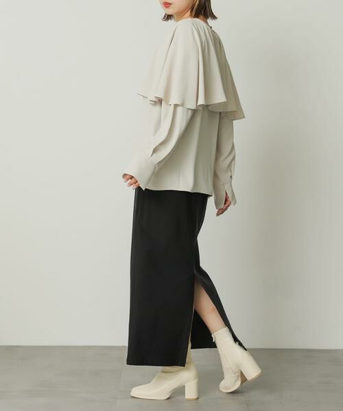 SENSE OF PLACE by URBAN RESEARCH / センスオブプレイス バイ アーバンリサーチ シャツ・ブラウス | フリルケープブラウス | 詳細25