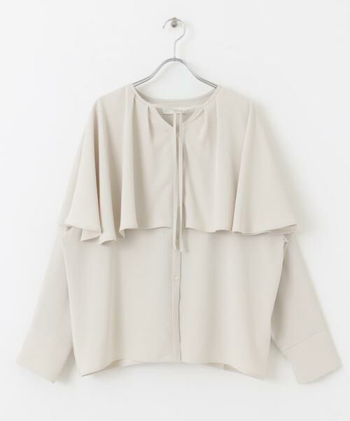 SENSE OF PLACE by URBAN RESEARCH / センスオブプレイス バイ アーバンリサーチ シャツ・ブラウス | フリルケープブラウス | 詳細26