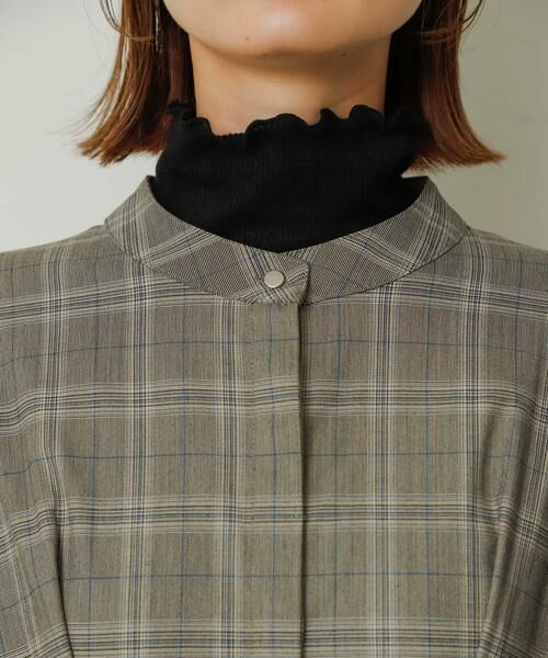 SENSE OF PLACE by URBAN RESEARCH / センスオブプレイス バイ アーバンリサーチ ワンピース | 『COMPACT/低身長向けサイズ展開あり』ウエストタックフレアシャツワンピース | 詳細16