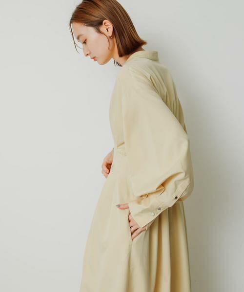 SENSE OF PLACE by URBAN RESEARCH / センスオブプレイス バイ アーバンリサーチ ワンピース | 『COMPACT/低身長向けサイズ展開あり』ウエストタックフレアシャツワンピース | 詳細29