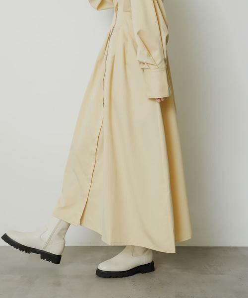 SENSE OF PLACE by URBAN RESEARCH / センスオブプレイス バイ アーバンリサーチ ワンピース | 『COMPACT/低身長向けサイズ展開あり』ウエストタックフレアシャツワンピース | 詳細30