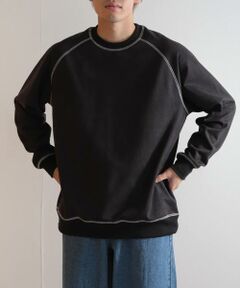 SENSE OF PLACE by URBAN RESEARCH / センスオブプレイス バイ アーバンリサーチ スウェット | ラグランフェイクスエードスウェットシャツ