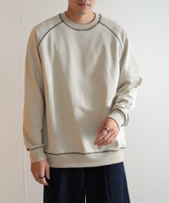 SENSE OF PLACE by URBAN RESEARCH / センスオブプレイス バイ アーバンリサーチ スウェット | ラグランフェイクスエードスウェットシャツ