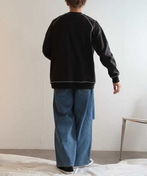 SENSE OF PLACE by URBAN RESEARCH / センスオブプレイス バイ アーバンリサーチ スウェット | ラグランフェイクスエードスウェットシャツ | 詳細7