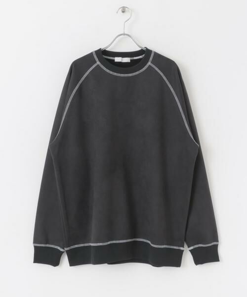 SENSE OF PLACE by URBAN RESEARCH / センスオブプレイス バイ アーバンリサーチ スウェット | ラグランフェイクスエードスウェットシャツ | 詳細8