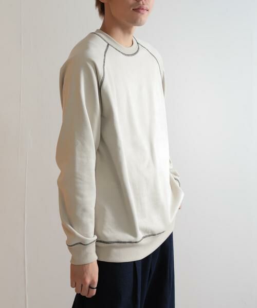 SENSE OF PLACE by URBAN RESEARCH / センスオブプレイス バイ アーバンリサーチ スウェット | ラグランフェイクスエードスウェットシャツ | 詳細10
