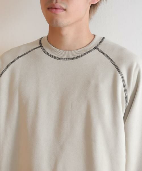 SENSE OF PLACE by URBAN RESEARCH / センスオブプレイス バイ アーバンリサーチ スウェット | ラグランフェイクスエードスウェットシャツ | 詳細21