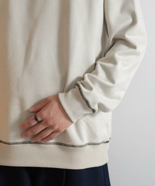 SENSE OF PLACE by URBAN RESEARCH / センスオブプレイス バイ アーバンリサーチ スウェット | ラグランフェイクスエードスウェットシャツ | 詳細22