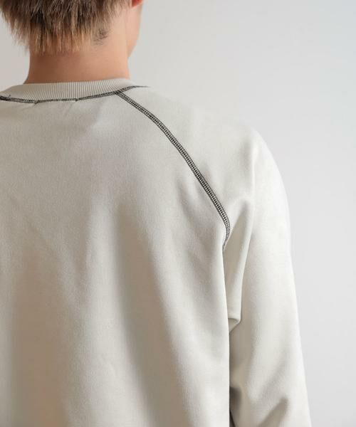 SENSE OF PLACE by URBAN RESEARCH / センスオブプレイス バイ アーバンリサーチ スウェット | ラグランフェイクスエードスウェットシャツ | 詳細24