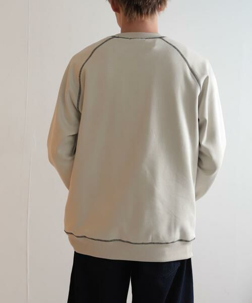 SENSE OF PLACE by URBAN RESEARCH / センスオブプレイス バイ アーバンリサーチ スウェット | ラグランフェイクスエードスウェットシャツ | 詳細11
