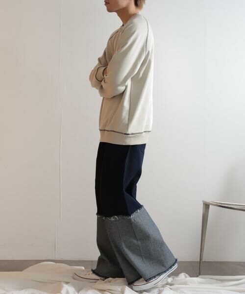 SENSE OF PLACE by URBAN RESEARCH / センスオブプレイス バイ アーバンリサーチ スウェット | ラグランフェイクスエードスウェットシャツ | 詳細16