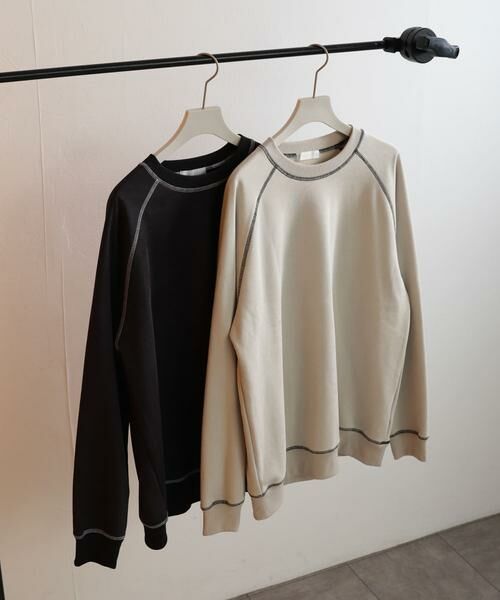 SENSE OF PLACE by URBAN RESEARCH / センスオブプレイス バイ アーバンリサーチ スウェット | ラグランフェイクスエードスウェットシャツ | 詳細17