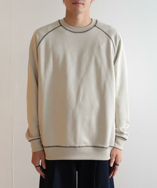 SENSE OF PLACE by URBAN RESEARCH / センスオブプレイス バイ アーバンリサーチ スウェット | ラグランフェイクスエードスウェットシャツ | 詳細18