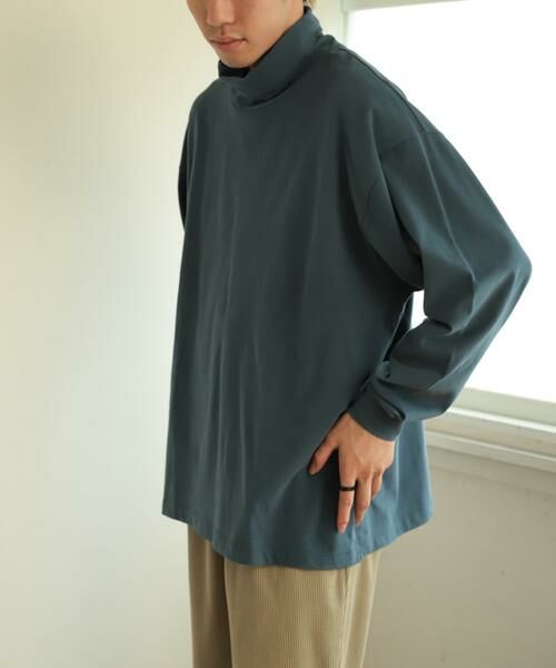 SENSE OF PLACE by URBAN RESEARCH / センスオブプレイス バイ アーバンリサーチ Tシャツ | スフレハイネックロングTシャツ | 詳細2