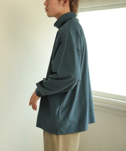 SENSE OF PLACE by URBAN RESEARCH / センスオブプレイス バイ アーバンリサーチ Tシャツ | スフレハイネックロングTシャツ | 詳細3