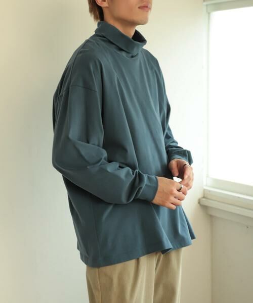 SENSE OF PLACE by URBAN RESEARCH / センスオブプレイス バイ アーバンリサーチ Tシャツ | スフレハイネックロングTシャツ | 詳細4