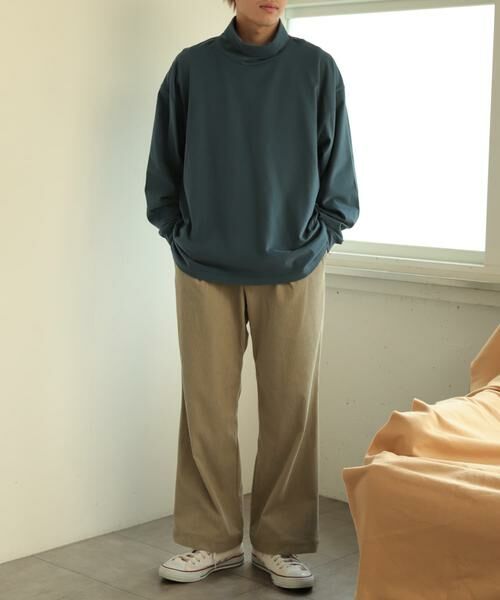 SENSE OF PLACE by URBAN RESEARCH / センスオブプレイス バイ アーバンリサーチ Tシャツ | スフレハイネックロングTシャツ | 詳細6
