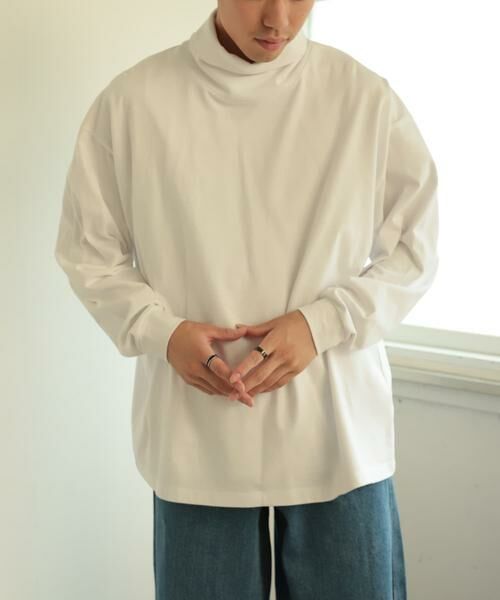SENSE OF PLACE by URBAN RESEARCH / センスオブプレイス バイ アーバンリサーチ Tシャツ | スフレハイネックロングTシャツ | 詳細12