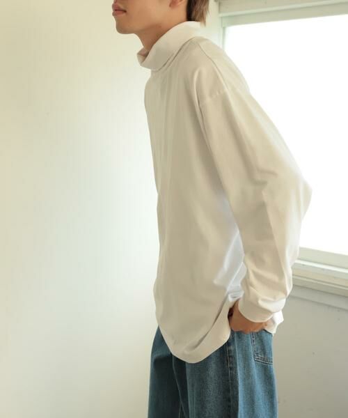 SENSE OF PLACE by URBAN RESEARCH / センスオブプレイス バイ アーバンリサーチ Tシャツ | スフレハイネックロングTシャツ | 詳細13