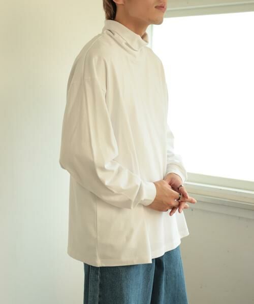 SENSE OF PLACE by URBAN RESEARCH / センスオブプレイス バイ アーバンリサーチ Tシャツ | スフレハイネックロングTシャツ | 詳細15