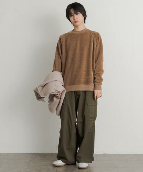 SENSE OF PLACE by URBAN RESEARCH / センスオブプレイス バイ アーバンリサーチ スウェット | カットコーデュロイラグランスウェットシャツ | 詳細5