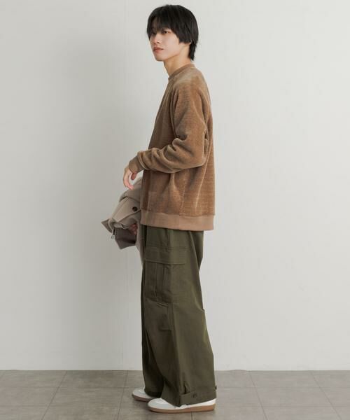 SENSE OF PLACE by URBAN RESEARCH / センスオブプレイス バイ アーバンリサーチ スウェット | カットコーデュロイラグランスウェットシャツ | 詳細7