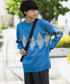 SENSE OF PLACE by URBAN RESEARCH / センスオブプレイス バイ アーバンリサーチ ニット・セーター | アーガイルクルーネックセーター