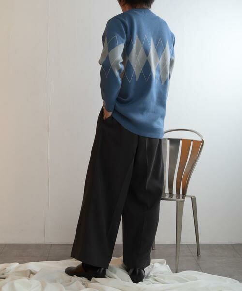 SENSE OF PLACE by URBAN RESEARCH / センスオブプレイス バイ アーバンリサーチ ニット・セーター | アーガイルクルーネックセーター | 詳細11