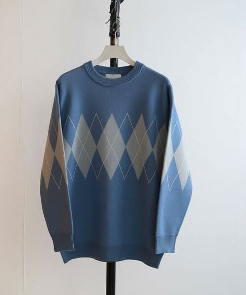 SENSE OF PLACE by URBAN RESEARCH / センスオブプレイス バイ アーバンリサーチ ニット・セーター | アーガイルクルーネックセーター | 詳細12