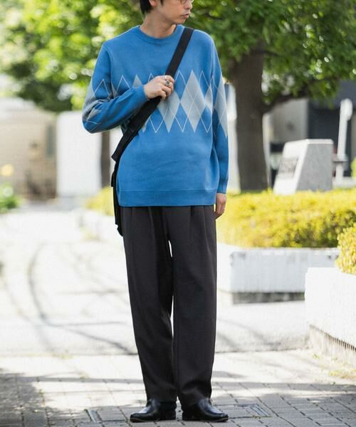 SENSE OF PLACE by URBAN RESEARCH / センスオブプレイス バイ アーバンリサーチ ニット・セーター | アーガイルクルーネックセーター | 詳細2