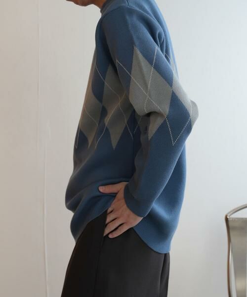 SENSE OF PLACE by URBAN RESEARCH / センスオブプレイス バイ アーバンリサーチ ニット・セーター | アーガイルクルーネックセーター | 詳細6